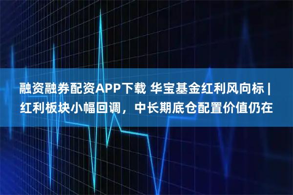 融资融券配资APP下载 华宝基金红利风向标 | 红利板块小幅回调，中长期底仓配置价值仍在